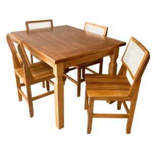 Artisan-Crafted Sheesham Wood Dining Table
