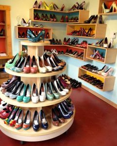 Artisanal Hand-Painted Shoe Rack