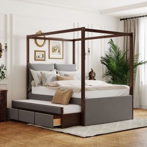 Canopy King Size Bed
