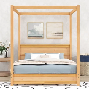 Canopy King Size Bed