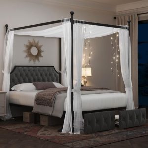 Canopy King Size Bed