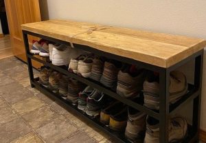 Chic Industrial Shoe Rack