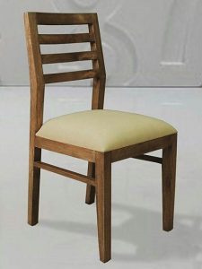 Coastal-Inspired Wooden Dining Chair