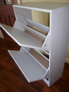 Floating Wall-Mounted Shoe Shelf