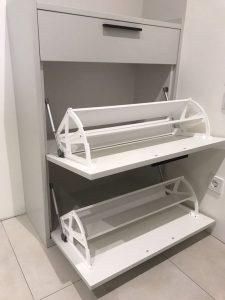 Floating Wall-Mounted Shoe Shelf