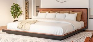 Industrial Chic Metal Platform Bed