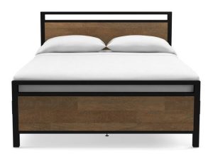 Industrial Chic Metal Platform Bed