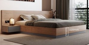 Japanese Zen-inspired Platform Bed