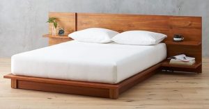 Japanese Zen-inspired Platform Bed