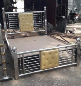 Metallic King Size Bed