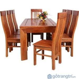 Minimalist Oak Square Dining Table