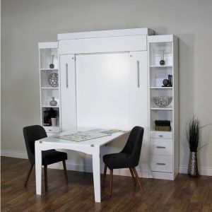 Murphy Bed with Desk Integration