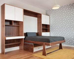 Murphy Bed with Desk Integration