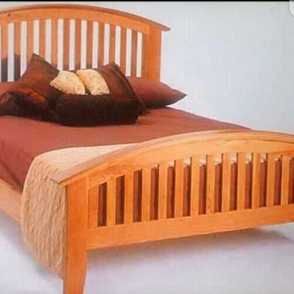 Simple Wooden Bed