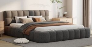 Upholstered Elegance Platform Bed