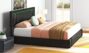 Upholstered Elegance Platform Bed
