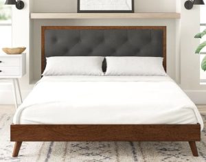 Upholstered Elegance Platform Bed