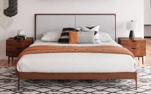 Upholstered Elegance Platform Bed