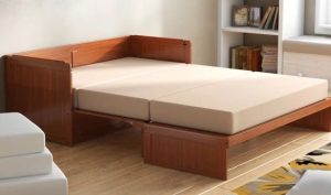 Wooden Frame Futon Bed