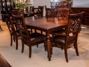 Vintage-Inspired Mango Wood Dining Table