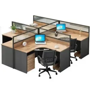 Compact Office Cubicle Desk