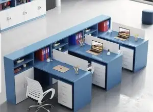 Compact Office Cubicle Desk