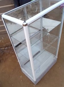 Glass Merchandise Display Tower