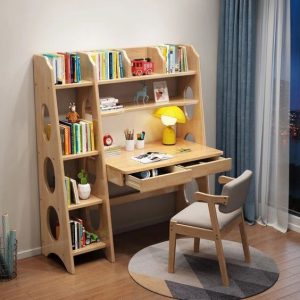 Children s Study Table with Built-in Storage