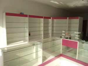 Corner Glass Display Unit