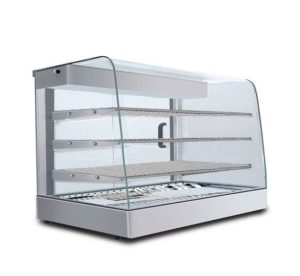 Curved Glass Display Showcase
