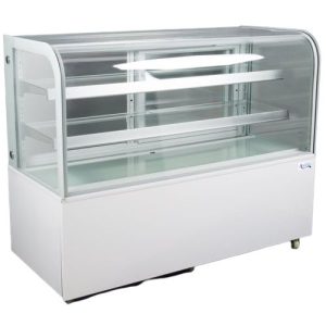 Curved Glass Display Showcase