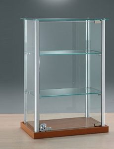 Curved Glass Display Showcase