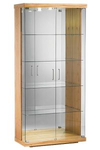 Glass-Enclosed Display Tower