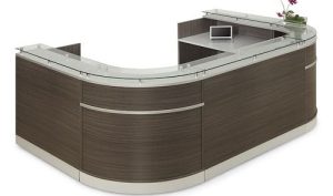 Glass-Top Reception Table 