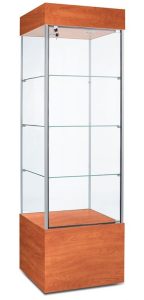 Glass Watch Display Table