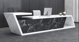 Marble-Top Reception Desk