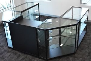 Modern Glass Display Counter