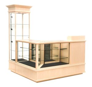 Modern Glass Display Counter