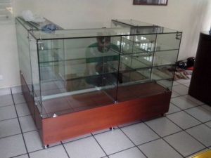 Modern Glass Display Counter