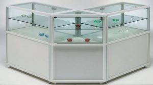 Modern Glass Display Counter