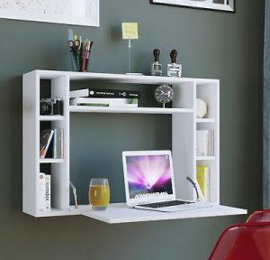 Space-Saving Wall-Mounted Desk