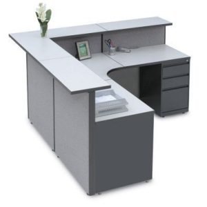 L-Shaped Reception Table