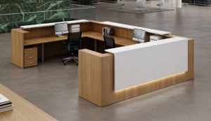 U-Shaped Reception Desk