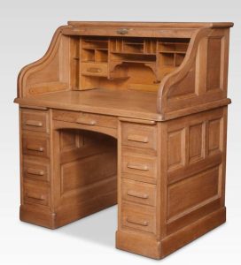 Vintage Roll-Top Desk