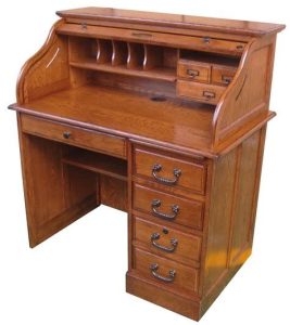 Vintage Roll-Top Desk