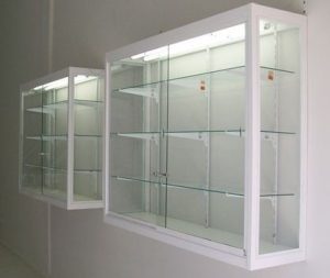Wall-Mounted Glass Display Cabinet