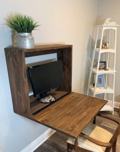 Wall-Mounted Office Desk