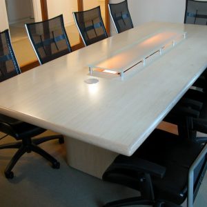 Conference Table with Tribal Patterns