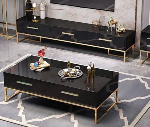 Contemporary Glass Center Table