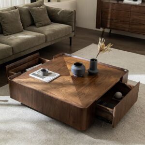 Minimalist Wooden Coffee Table
